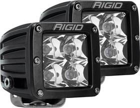 Rigid 849774024443 Industries D-series Spot Sm Amb /2 Bar White 6 X 8 Inches