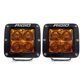 20252 Rigid Industries For D-series Spot With Amber Pro Lens Pair