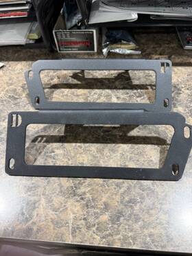 46510-1 Rigid Industries Light Bar Brackets For 2010-2014 Dodge Ram 2500/3500 Fog Mount Kit