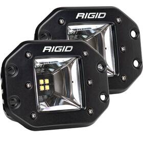682153 Rigid Industries Fits Radiance Scene Rgbw Flush Mount - Pair
