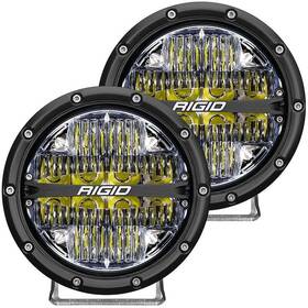 Rigid Industries 849774035548 360 Shreddy Series 6 Inch Round Pair Off-road Led Light Drive White Beam