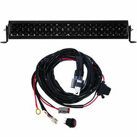Rig120213blk Rigid Industries E-series Pro 20 Inch Spot Midnight Led Light Bar And Wiring Harness