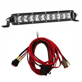 Rig9102130 Rigid Industries Sr-series Pro 10 Inch Clear Spot/flood Led Light Bar With Harness