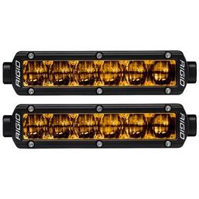 906704 Rigid Lighting Light Bar Sr Series Led 6 Inch Length Amber Bulb