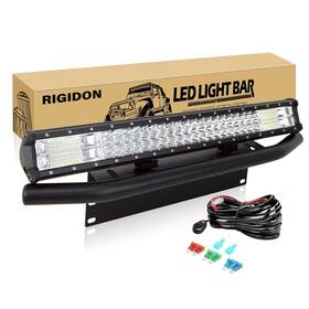 Dd-02-7d-324 Rigidon Bk011 Lk001 23inch 324w Light Bar Triple Row Flood Spot Combo 23 Inch Universal B