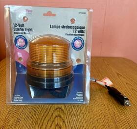 Rp10593 Roadpro 12 Volt Amber Strobe Light Magnetic Mount