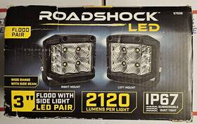 Roadshock 193175417114 Led 3 Inch Flood Light 12/24vdc - Brand New Sealed