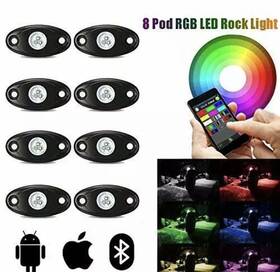 Rock 642954873035 Inorising 6/8 Pods Led Light Rgb Kits For Trucks Suv Atv - Open Box