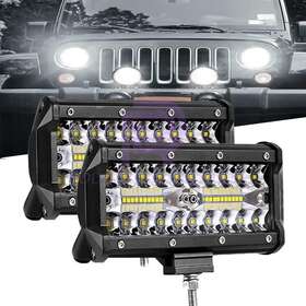 800w Rodimus Prime Parts 408209796341 2x 7inch Led Flood Spot Combo Fog Lamp Offroad Driving Truck Work Light Bar