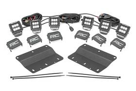 51140 Rough Country Led Light Kit Fog Mount 2 Inch For Ford Bronco 21-24