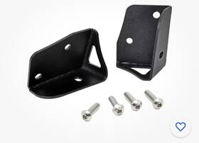 70044 Rough Country Led Windshield Light Mounts For Jeep Wrangler