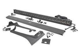 70069 Rough Country 50 Inch Black Led Upper Windshield Kit For 18-24 Jeep Jl/jt -