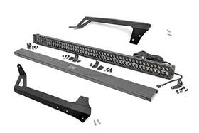 70504bldrla Rough Country 50 Inch Amber Drl Led Windshield Kit 07-18 Wrangler Jk -