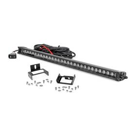 70530bldrl Rough Country 30 Inch Curved Dual Row Led Light Bar With Mesh Grille Mount Kit