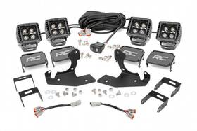 70628drla Rough Country Amber Drl Led Fog Light Kit For 11-14 Chevy 2500hd -