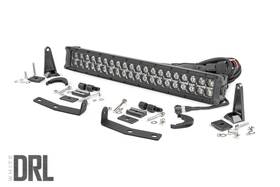70645drl Rough Country 20 Inch Black Series Drl Led Bumper Kit For 16-24 Titan Xd -