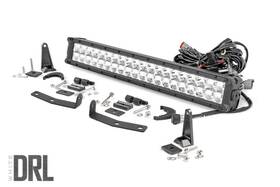 70646drl Rough Country 20 Inch Chrome Series Drl Led Bumper Kit For 16-24 Titan Xd -