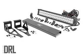 70664drl Rough Country 20 Inch Chrome Series Drl Led Kit For 05-07 Super Duty -
