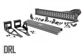 70665drl Rough Country 20 Inch Bumper Kit For 05-07 Super Duty White Drl -
