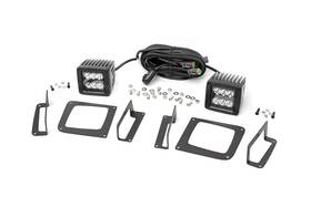 70689 Rough Country Black Series Led Fog Light Kit For 14-15 Gmc Sierra 1500 -