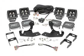 70762drl Rough Country Drl Led Fog Light Kit For 07-13 Chevy Silverado 1500 -