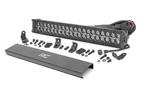 70773drl Rough Country 20 Inch Black Led With White Drl Kit For 11-20 Grand Cherokee -