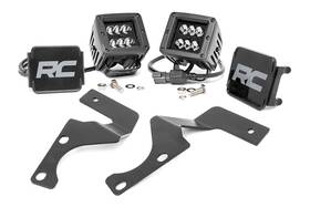 70796 Rough Country Led Ditch Light Kit For 2010-2024 Toyota 4runner Spot -