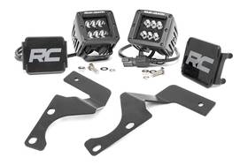 70799 Rough Country Led Ditch Light Kit For 2010-2024 Toyota 4runner Flood -