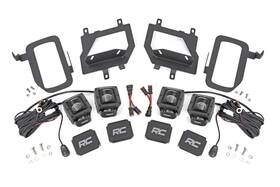 70831 Rough Country Sae Led Fog Light Kit For 2015-2017 Ford F-150 -