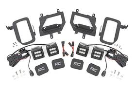 70865 Rough Country Spot/flood Led Fog Light Kit For 2015-2017 Ford F-150 -