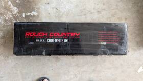 70920bd Rough Country 20 Inch Black Series Dual Row Led Cree Light Bar White Drl -