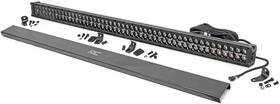70950bd Rough Country 50 Inch Black Series Dual Row Cree Led Light Bar White Drl -