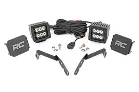 71058 Rough Country 2 Inch Spot Led Ditch Light Kit For 07-13 Chevy Silverado 1500 -