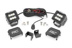 71072 Rough Country 2 Inch Led Ditch Light Kit For 22-24 Toyota Tundra Flood -