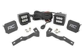 71080 Rough Country 2 Inch Led Ditch Light Kit For 2016-2023 Tacoma Spot Beam -