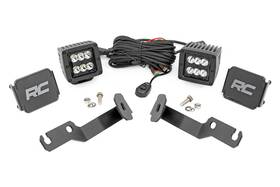 71087 Rough Country Low Profile Led Ditch Light Kit For 05-15 Tacoma Spot -