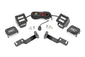 71088 Rough Country Low Profile Led Ditch Light Kit For 05-15 Tacoma Flood -