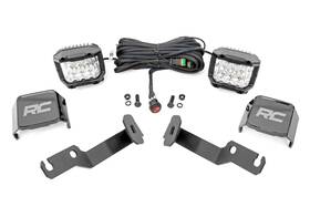 71091 Rough Country Low Profile Led Ditch Light Kit For 05-15 Tacoma Osram -