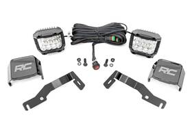 72105 Rough Country 3 Inch Led Ditch Light Kit For 2024 Toyota Tacoma Osram -