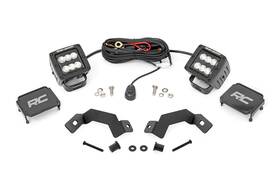 72113 Rough Country Led Ditch Light Kit For 24-25 Toyota Land Cruiser Flood -