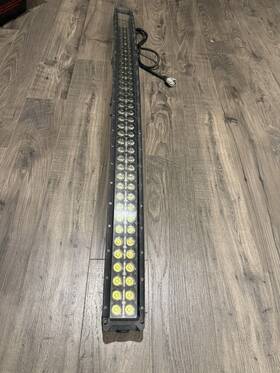 72950bd Rough Country 50 Inch Black Series Curved Dual Row Drl Cree Led Light Bar -