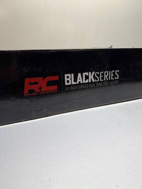 72954bd Rough Country 54 Inch Black Series Curved Dual Row Drl Cree Led Light Bar -