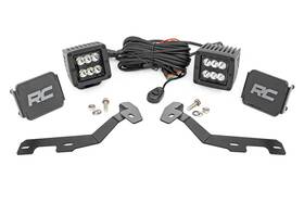 82290 Rough Country Led Ditch Light Kit For 2019-2025 Ram 1500 Spot -