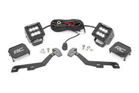 82291 Rough Country Led Ditch Light Kit For 2019-2025 Ram 1500 Flood -