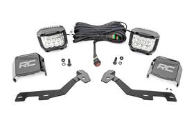 82293 Rough Country Led Ditch Light Kit For 2019-2025 Ram 1500 Osram -