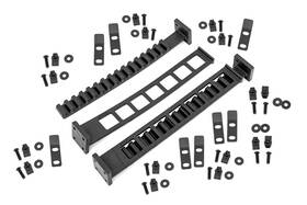 99066 Rough Country Rubber Molle Panel Clamp Kit Up To 15 Inch 2-clamps -