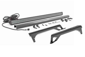 Rc80503 Rough Country Led Windshield Mount 50 Inch Spectrum Dual For Jeep Wrangler Tj 97-06