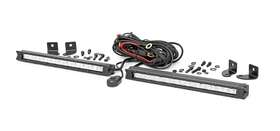 70410s Rough Country Suspension 70410 S&d 10-inch Slimline Cree Led Light Bars Pair
