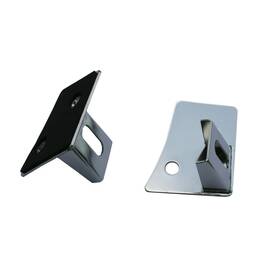 11028.03 Rugged Ridge Windshield Light Brackets Jk 07-18 Stainless Jeep