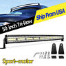S08bg410188 S08bg72011 Tri Row Led Light Bar Curved Flood Spot 749390393049